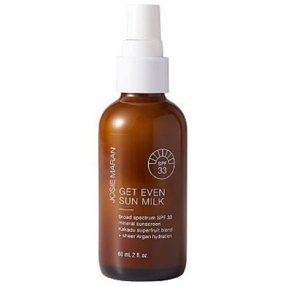 Josie Maran Get Even Sun Milk SPF 33 brand new sunscreen - Picture 2 of 10